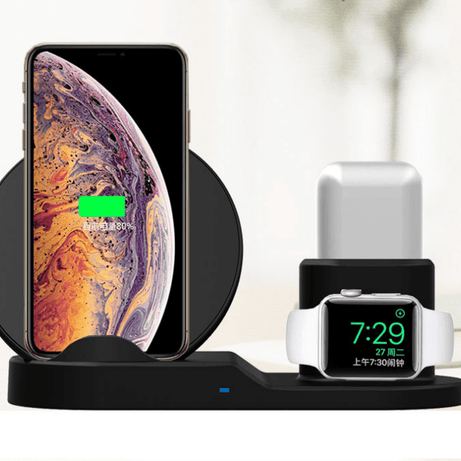 Trade Castle Mobile Compatible with Apple , 3-in-1 Wireless Charger