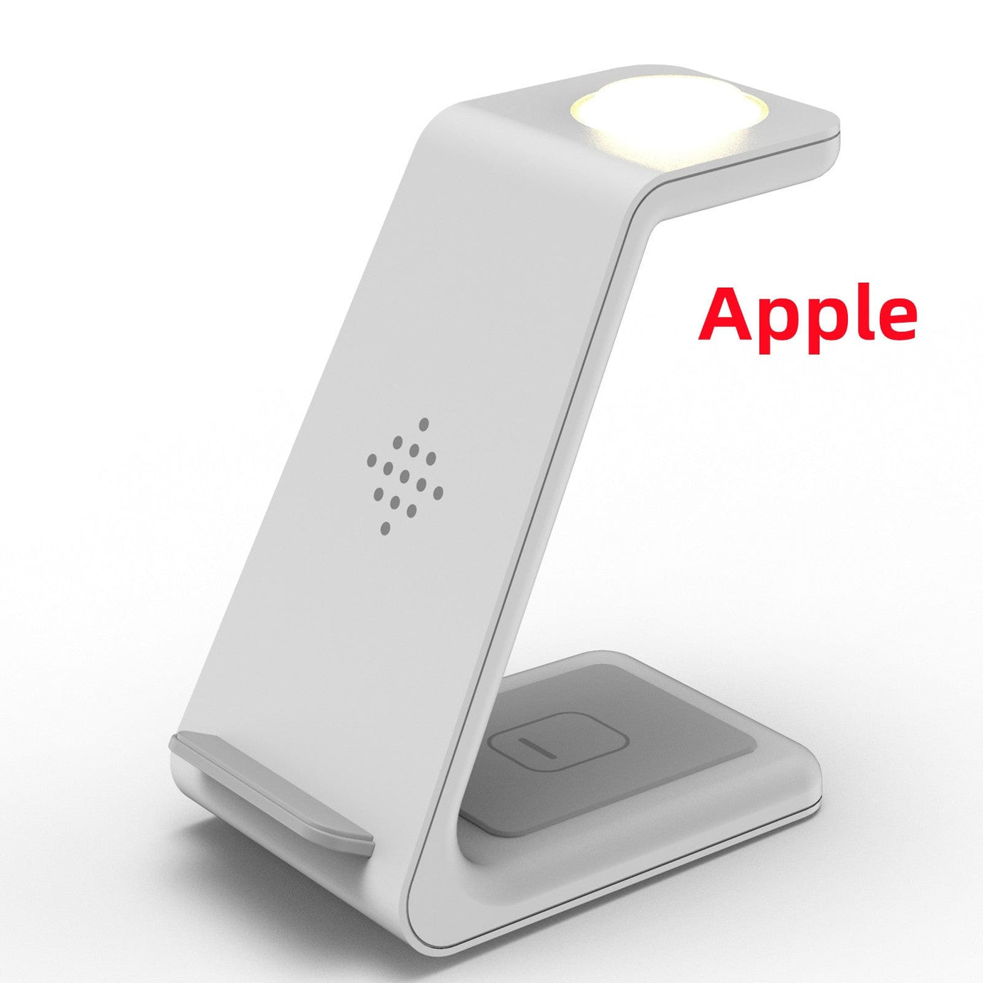 Trade Castle Mobile White / Apple 3 In 1 Fast Charging Station Wireless Charger Stand Wireless Quick Charge Dock For Phone Holder