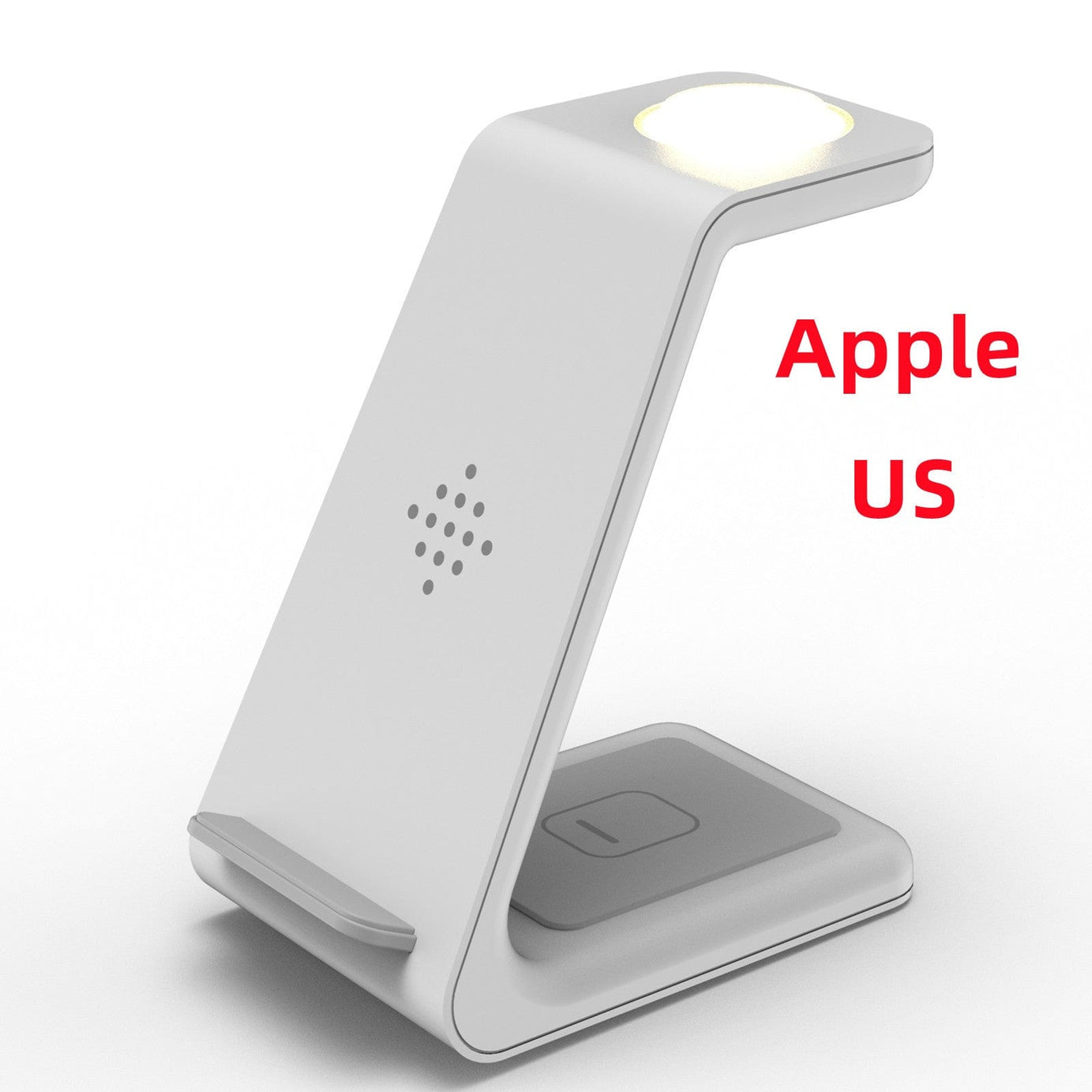 Trade Castle Mobile White / Apple US plug 3 In 1 Fast Charging Station Wireless Charger Stand Wireless Quick Charge Dock For Phone Holder