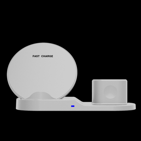 Trade Castle Mobile White+AU Plug / 1pcs Compatible with Apple , 3-in-1 Wireless Charger