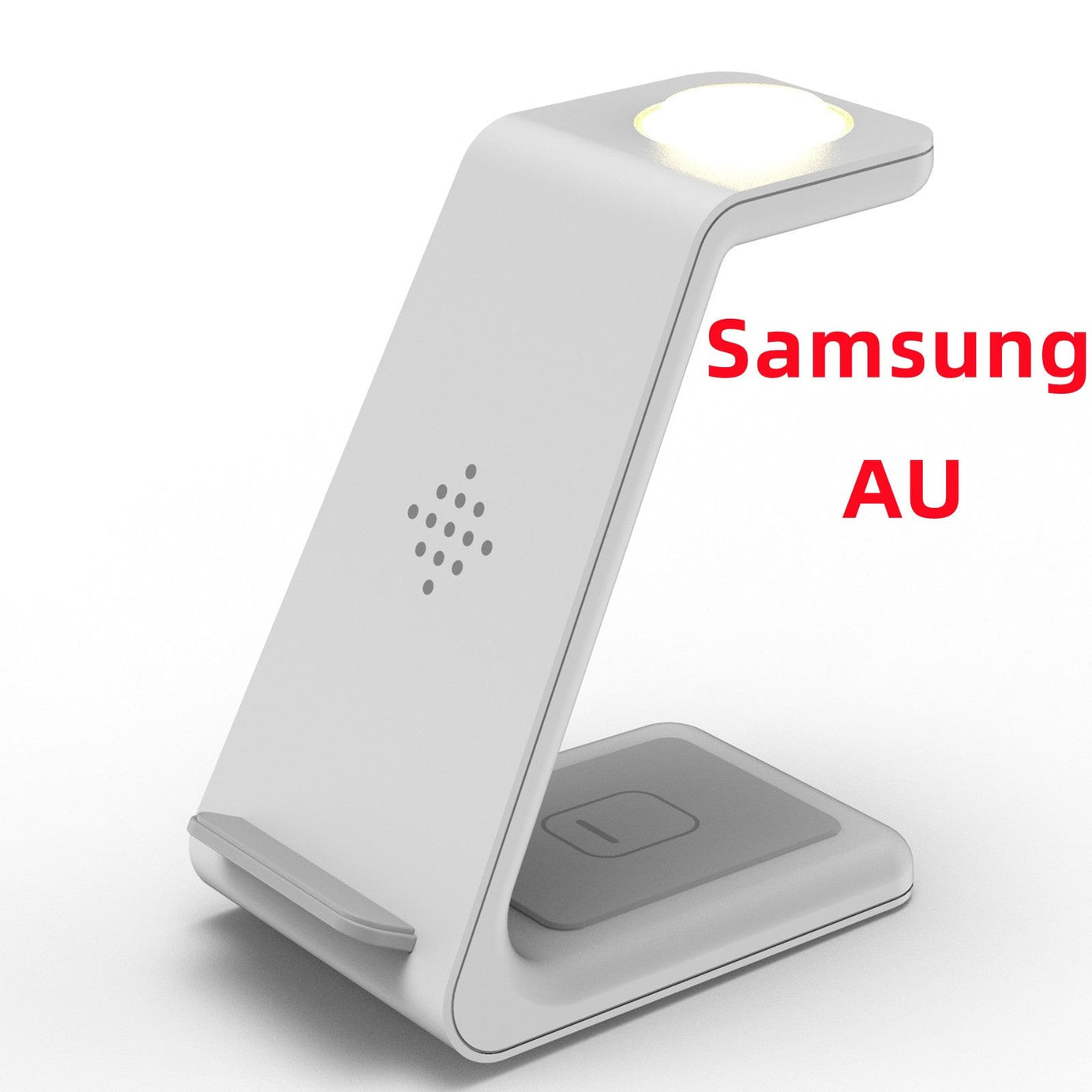 Trade Castle Mobile White / Samsung AU plug 3 In 1 Fast Charging Station Wireless Charger Stand Wireless Quick Charge Dock For Phone Holder