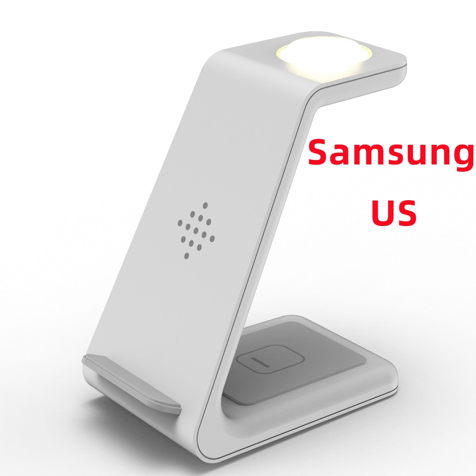 Trade Castle Mobile White / Samsung US plug 3 In 1 Fast Charging Station Wireless Charger Stand Wireless Quick Charge Dock For Phone Holder