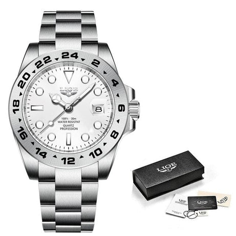 Trade Castle New LIGE Watches For Men Sport Quartz Wristwatches