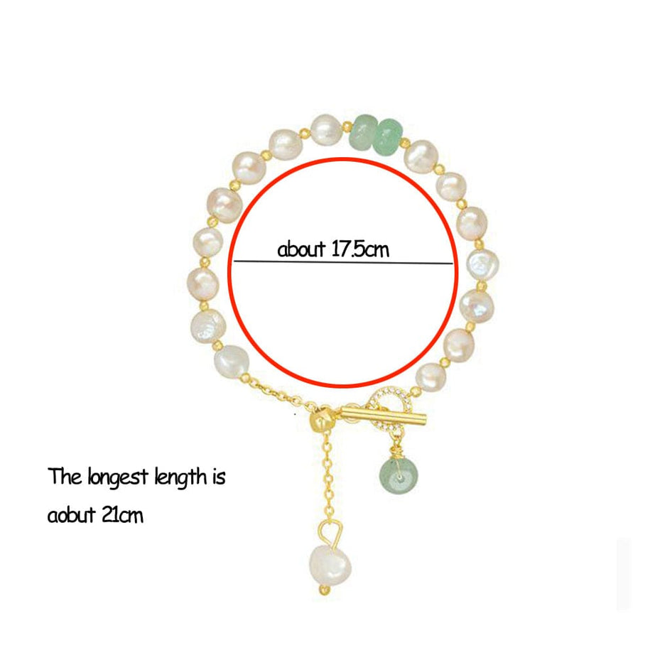 Trade Castle womens Irregular pearl Women Irregular Freshwater Pearl Adjustable Bracelet