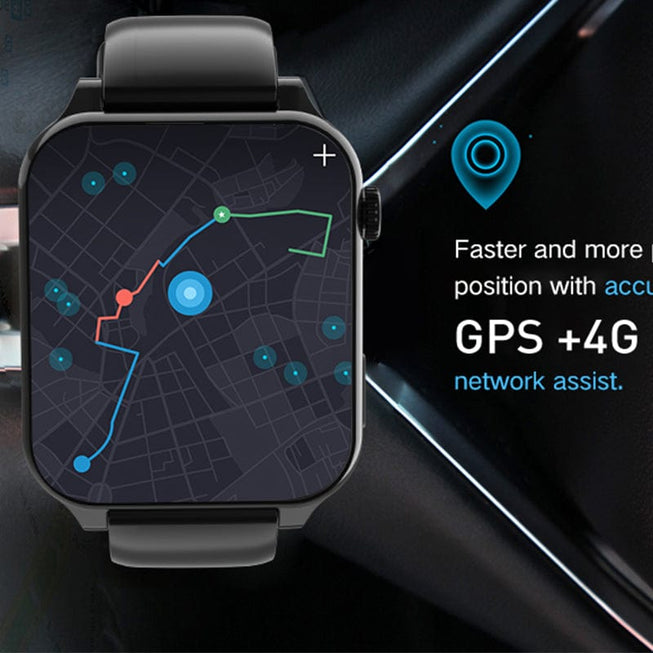 tradecastle android Black 4plus64G Smart Watch Android HD Large Screen To Play Games And Listen To Music