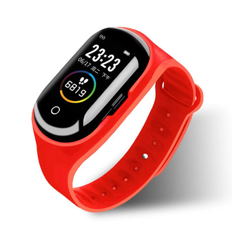 tradecastle Bracelet Red Smart bracelet earphone combo