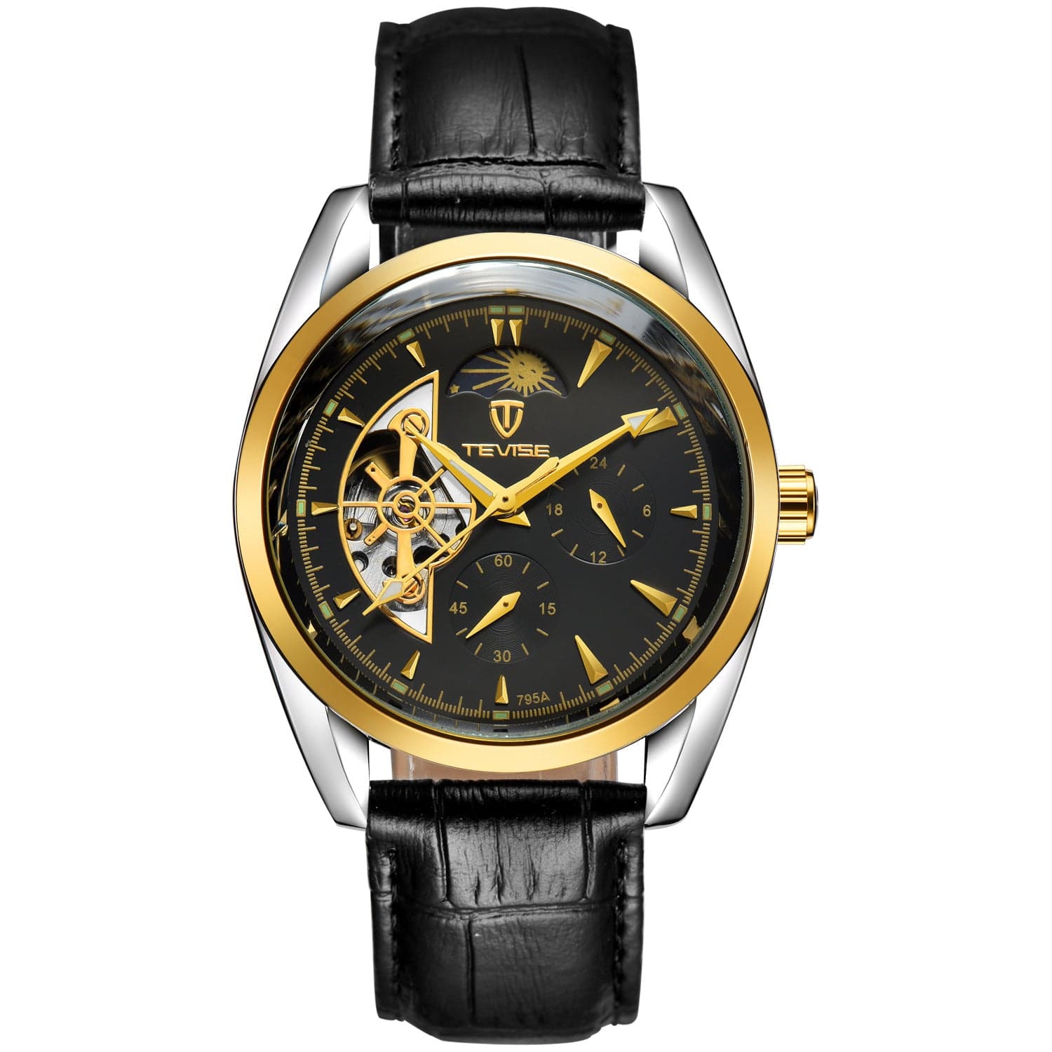 tradecastle mens 3 P Katwis watches Tourbillon watches men burst through the end of the stars waterproof automatic mechanical watches