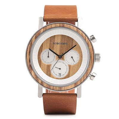 tradecastle mens 3Brown Chronograph Men Watches