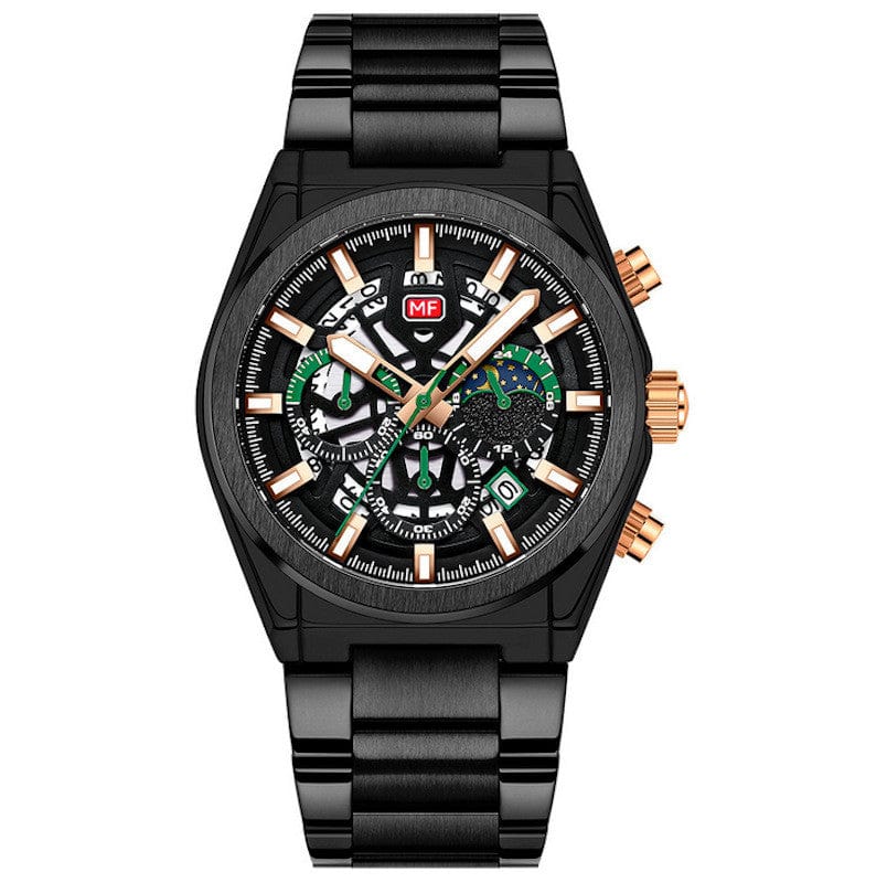 tradecastle mens Black Men's business watches