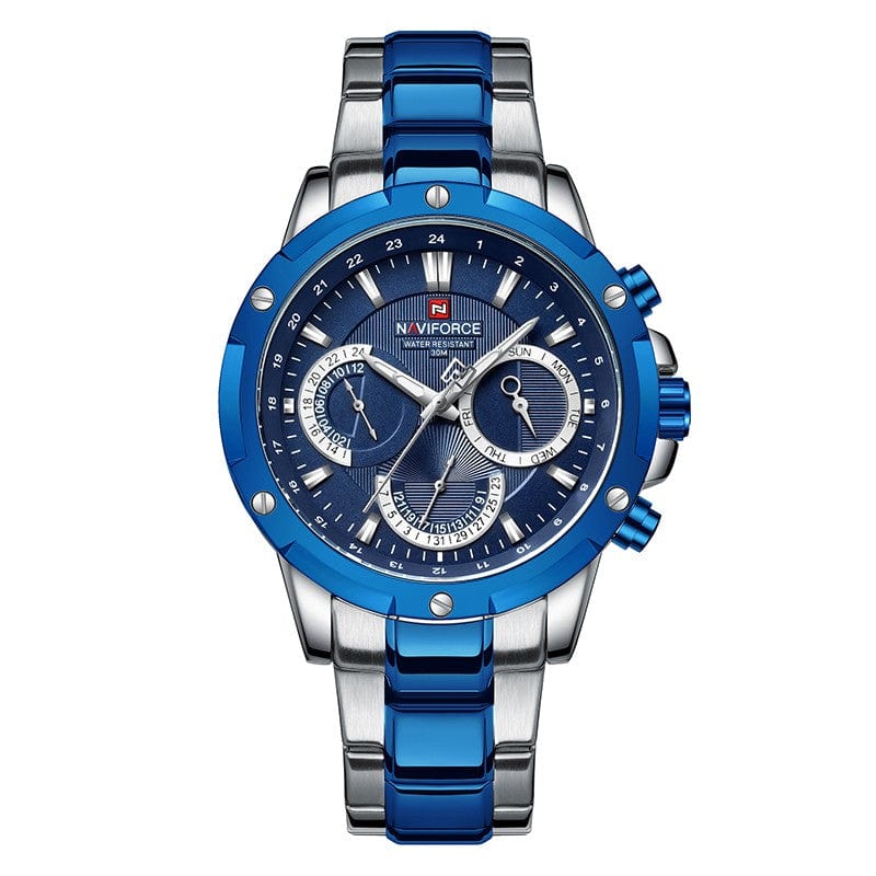 tradecastle mens Blue New Large Dial Fashion Watches For Men