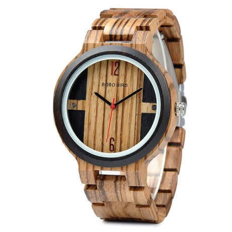 tradecastle mens Brown Wooden watches