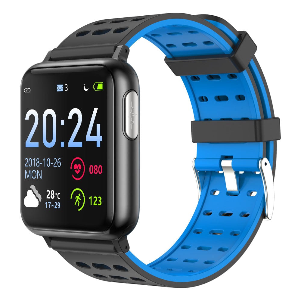tradecastle smartwatch Black Blue V5 smart bracelet