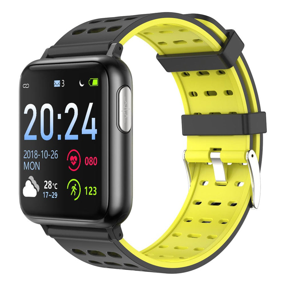 tradecastle smartwatch Black Yellow V5 smart bracelet