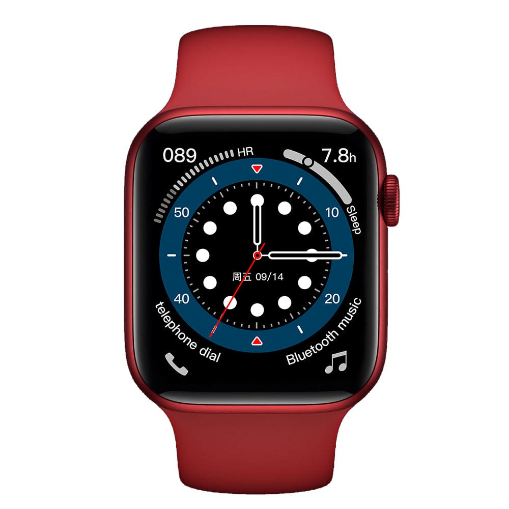 tradecastle smartwatch Red Bluetooth Call Smart Sports Watch For Uni-Sex