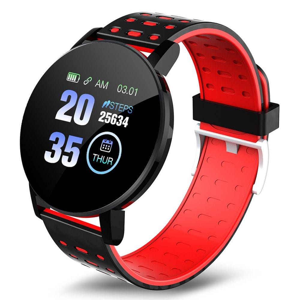 tradecastle smartwatch Red Bluetooth smart watch