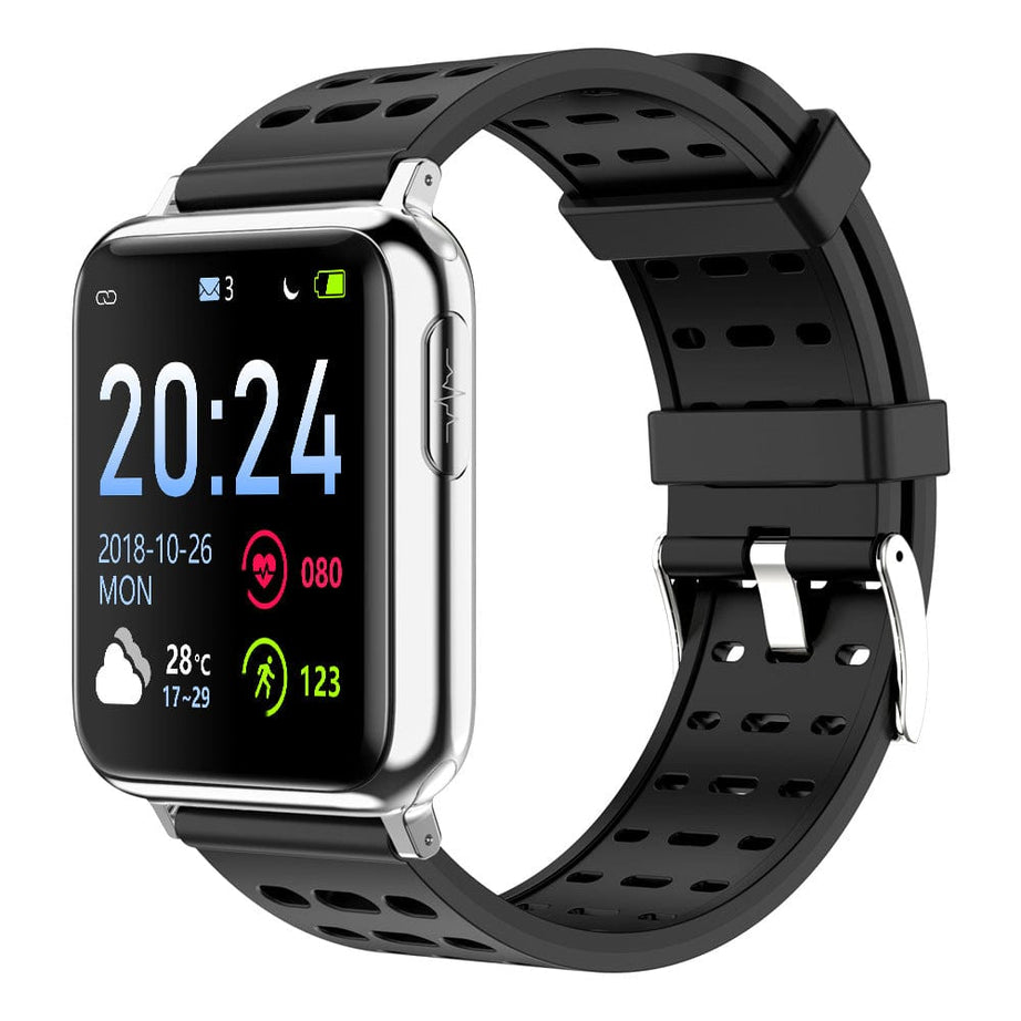 tradecastle smartwatch Sliver Black V5 smart bracelet