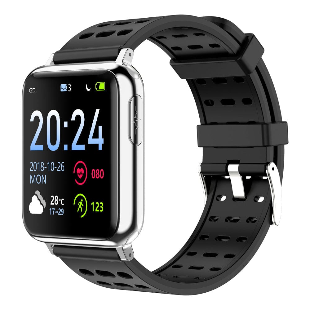 tradecastle smartwatch Sliver Black V5 smart bracelet