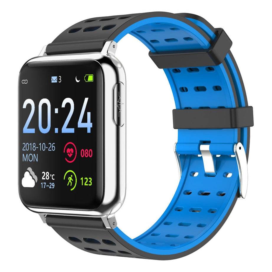 tradecastle smartwatch Sliver Blue V5 smart bracelet