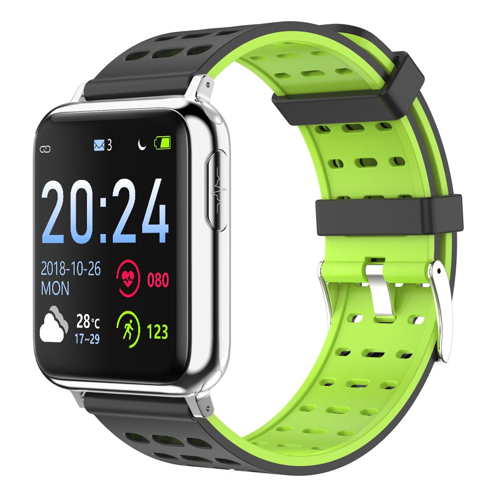 tradecastle smartwatch Sliver Green V5 smart bracelet