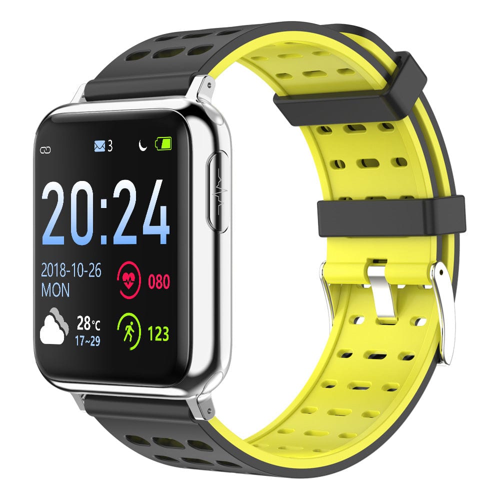 tradecastle smartwatch Sliver Yellow V5 smart bracelet