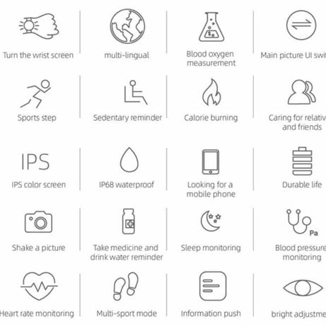 tradecastle smartwatch Smart watch with touch screen display-Touch screen S19 smart watch