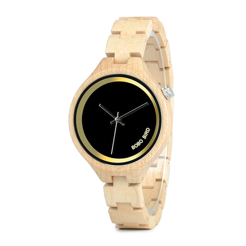 tradecastle womens A Wooden Watches Men's Business Casual Wooden Watches