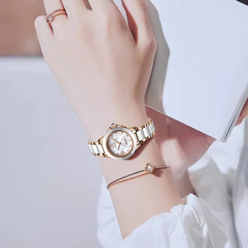 tradecastle womens Ceramic Ladies Watches Exquisite High-end Watches