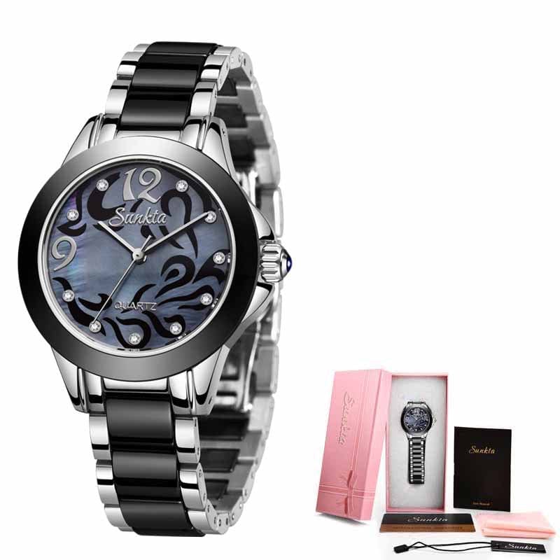 tradecastle womens Ceramic Ladies Watches Exquisite High-end Watches